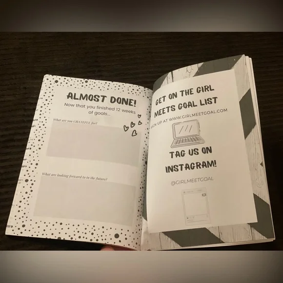 Goal Journal, ‘Girl Meets Goal’ — 12 Week Journal To Conquer Goals Like A Boss! - Picture 11 of 13